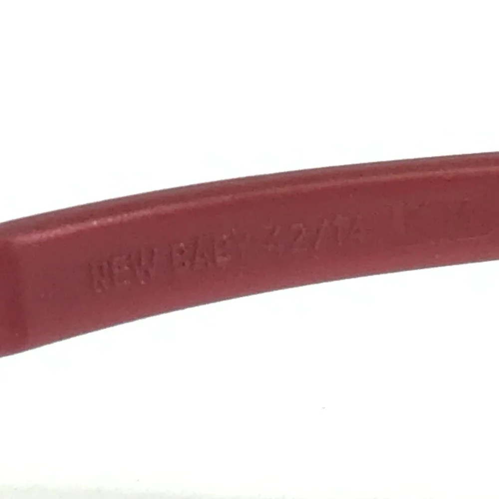 Miraflex Sunglasses NEW BABY 2 Red Rectangular Frames with Purple Lenses